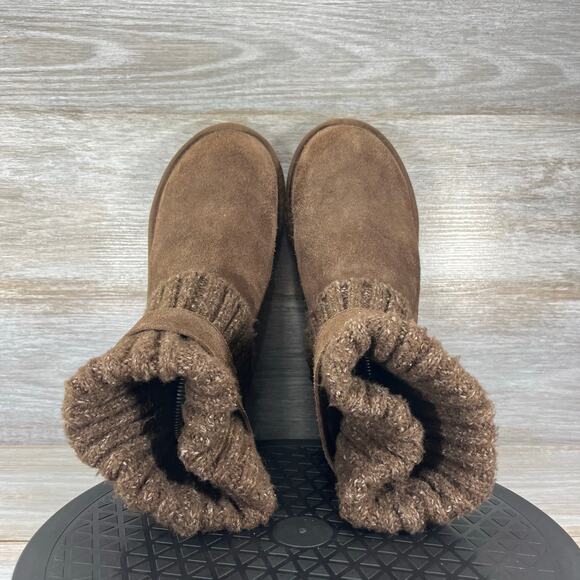 UGG Australia Women’s Cambridge 1006013 Chocolate Suede Boots Size 6 - Picture 6 of 9